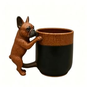 3D  Handmade Dachshund Mug, Creative 3D Animal Shape Ceramic Mug,11 Oz Unique Dog Coffee Mugs (Option: C)