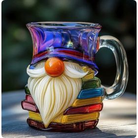 Painted Book Coffee Cup Unique Book Stacking Coffee Cup (Option: Type  F-1PCS)