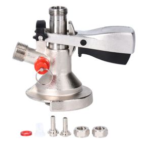 G5 8 A Type Stainless Steel Beer Keg Tap Distributor Coupler With Relief Valve Brewing Accessory (Option: Default)
